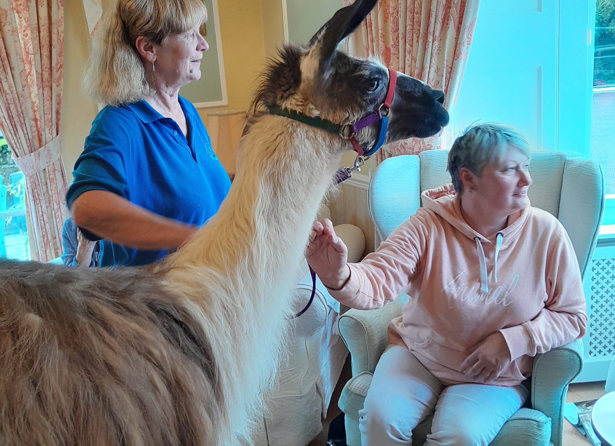 Residents interacting